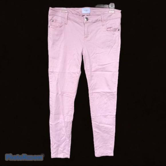 pink jean pants